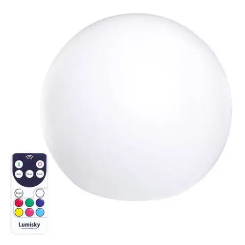 Boule lumineuse sans fil flottante LED multicolore ∅40cm