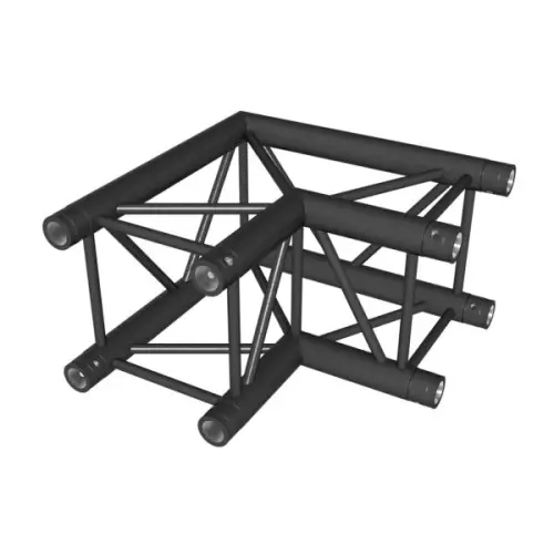  ANGLE STRUCTURE CARRE NOIR 90° : AGQUA-02 blk